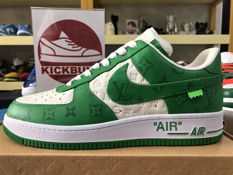 nike air force 1 louis vuitton green|lv air force 1 stockx.